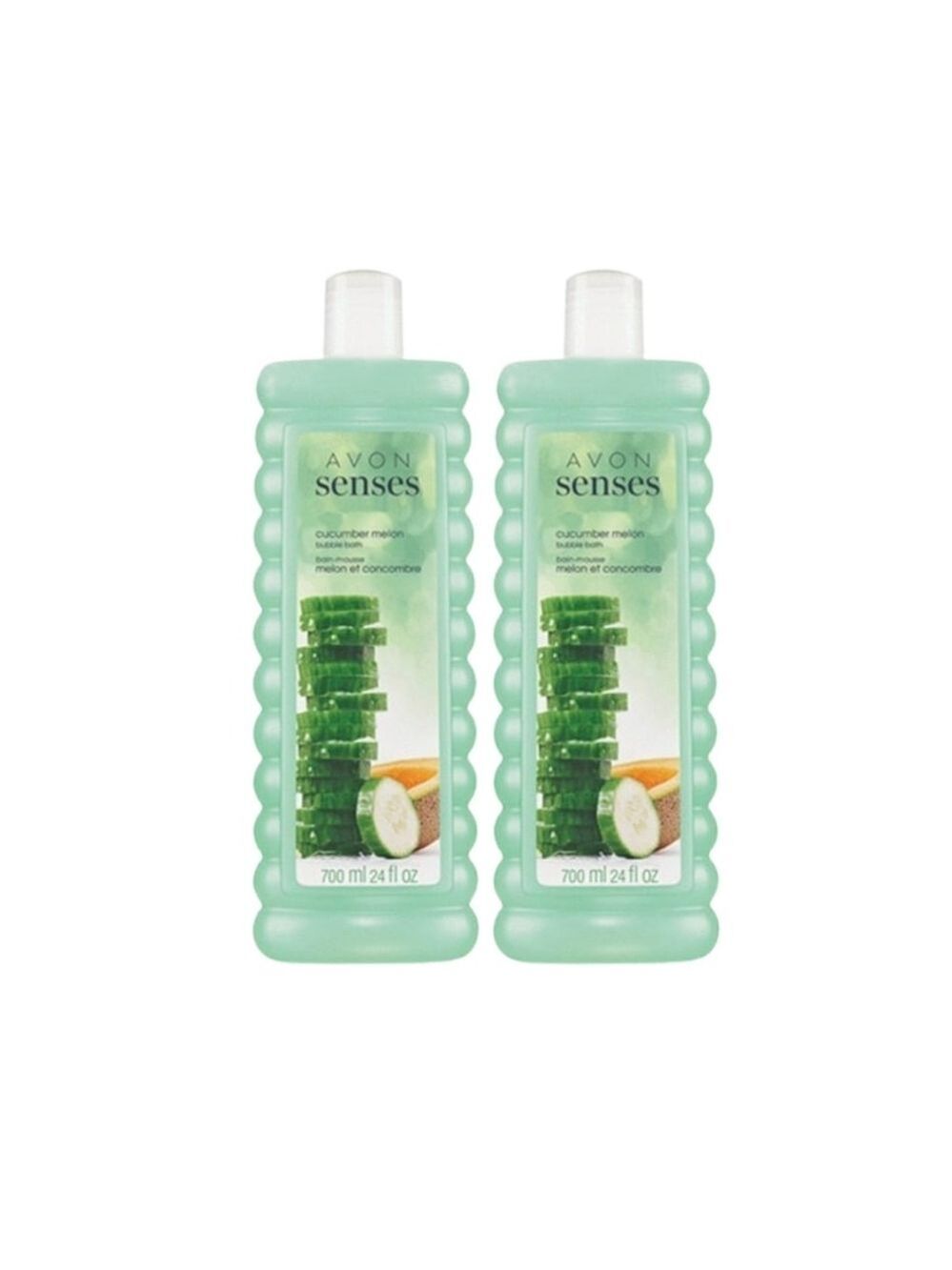 Avon Senses Cucumber Melon Bubble Bath - Avon Bubble Bath - 2 Pack